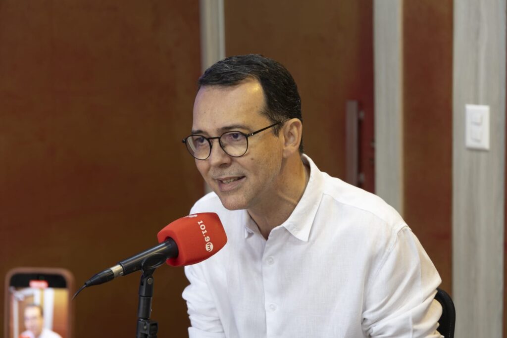 Lúdio Cabral em entrevista à Capital FM