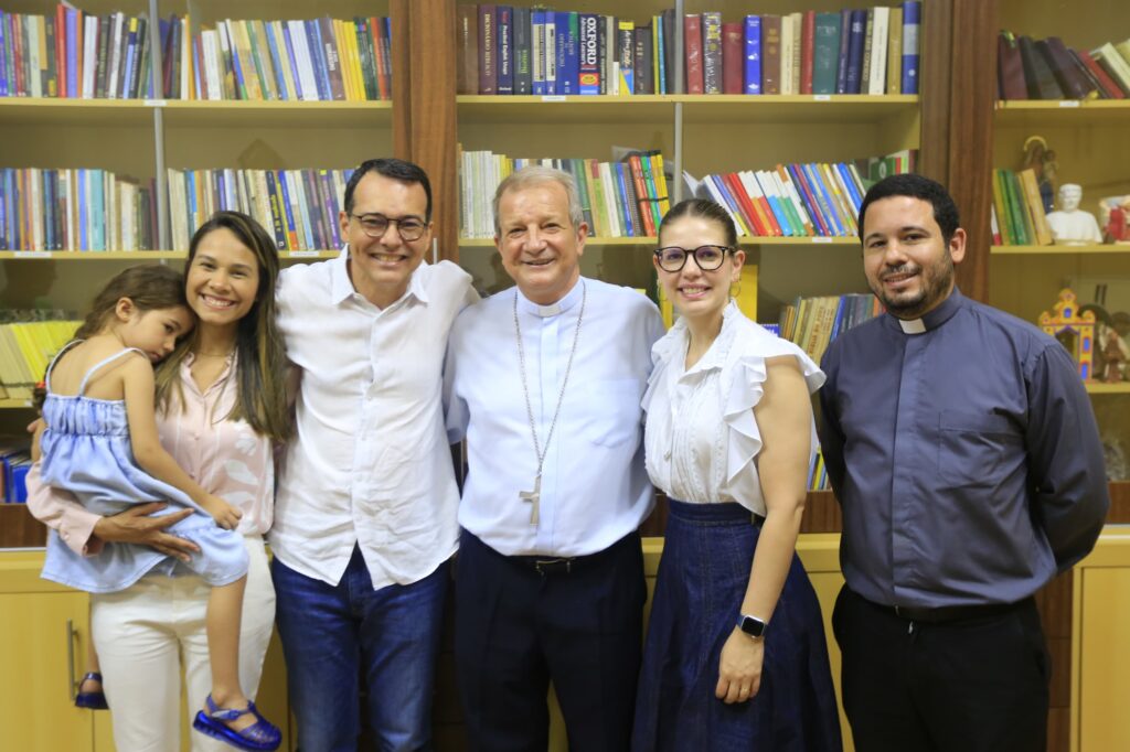 Lúdio Cabral, Dom Mário Antônio da Silva, Rafaela Fávaro e Maria Teresa Cabral