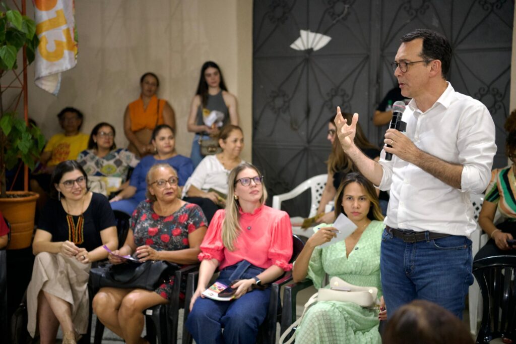 Lúdio Cabral e Rafaela Fávaro na Roda das Mulheres