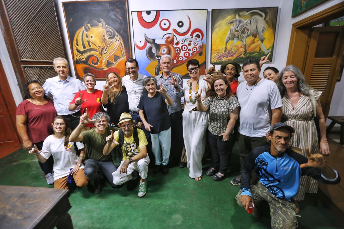 Lúdio e representantes da Cultura Lúdio e representantes da Cultura