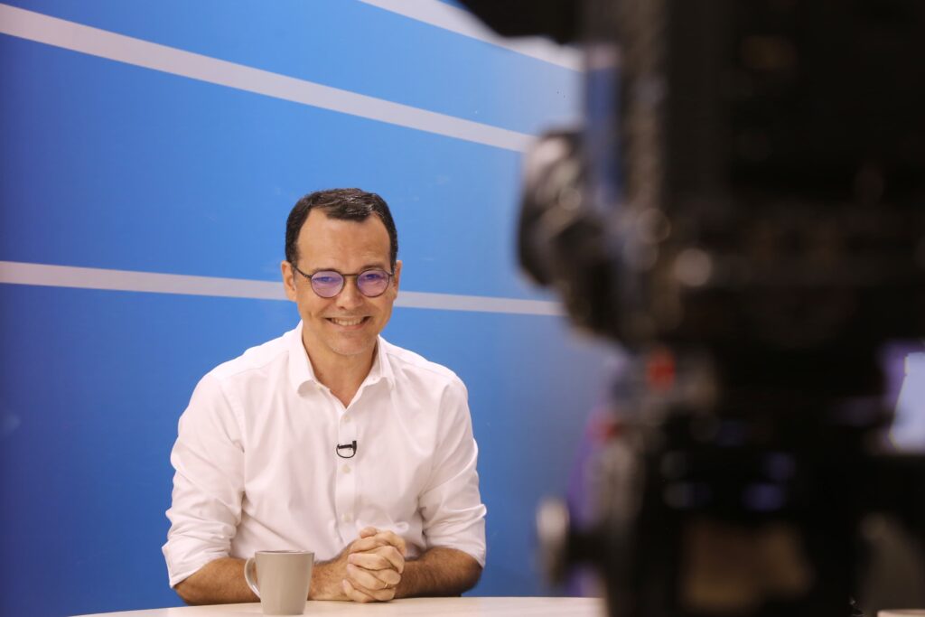 Lúdio Cabral no programa A Notícia de Frente
