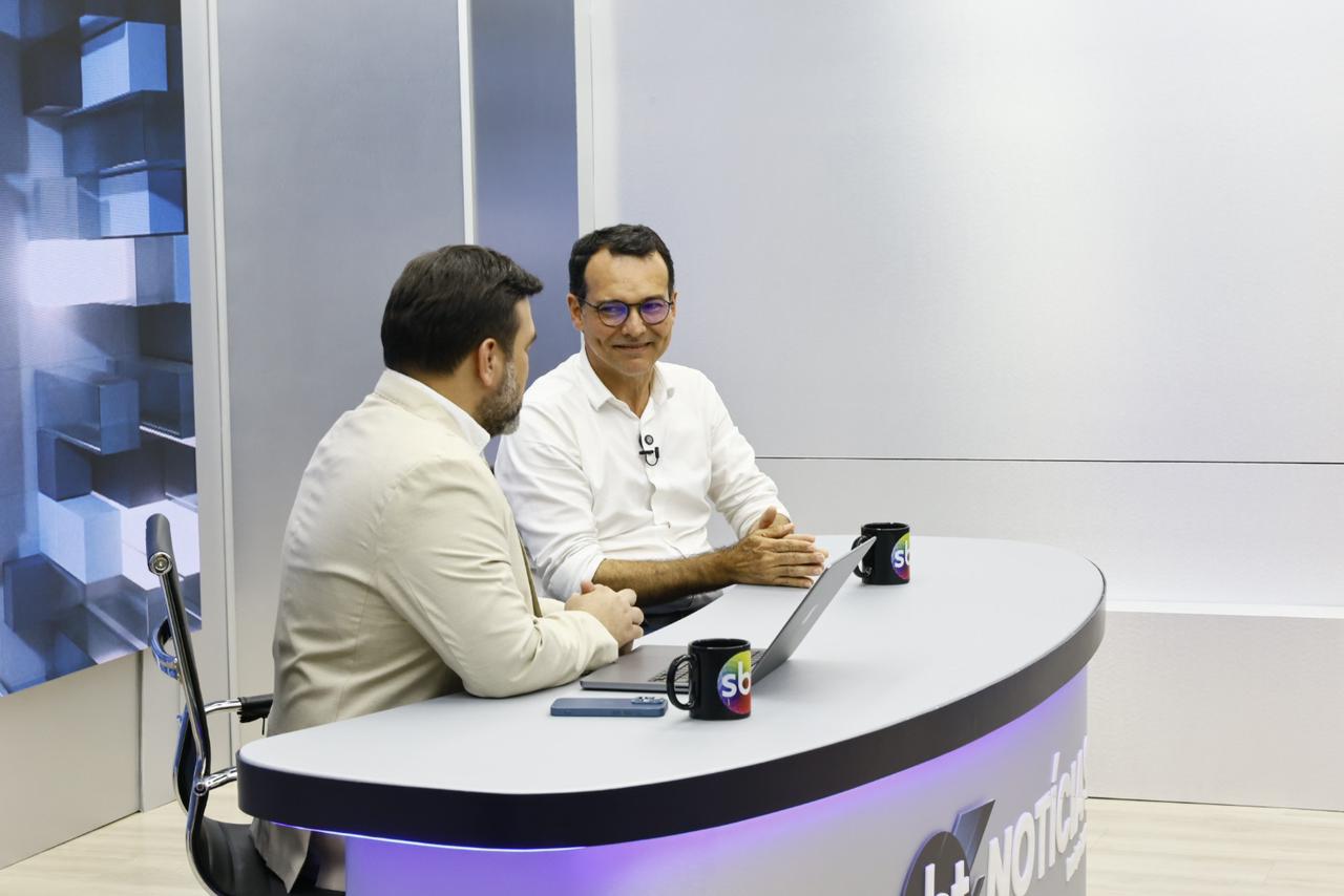 Lúdio Cabral no SBT Notícias com Igor Taques Lúdio Cabral no SBT Notícias com Igor Taques